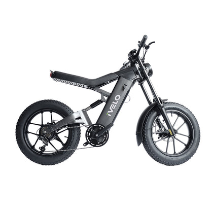 20inch New Design iVelo M20F Electric Bike Dual Disc Brake with Swappable Battery